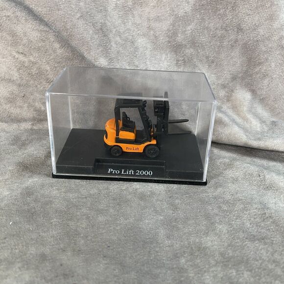 toy zone pro lift 2000 orange forklift in plastic display case no box new - Picture 1 of 8